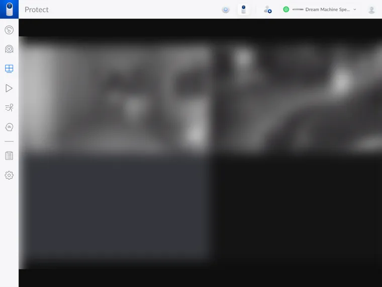 UniFi Protect Live View Screen